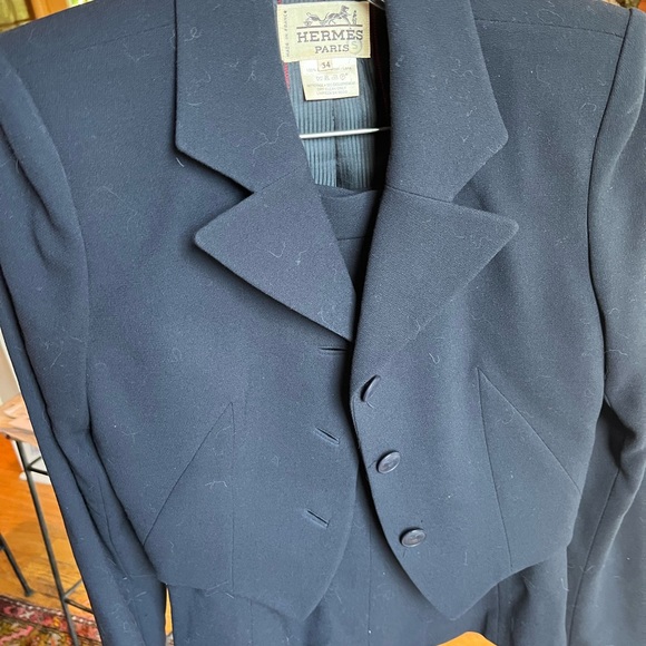 Hermes New w/HermesTag Jacket&Skirt Ensemble Size 34/2. Jacket with everything! - Picture 4 of 8